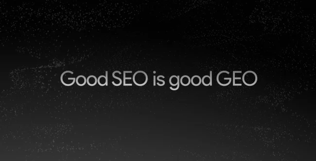 Good SEO is good GEO